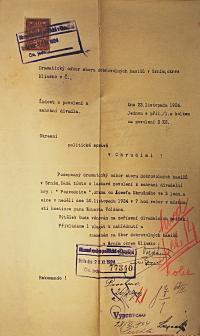 Srní, Hasiči, Podvodnice, 1924