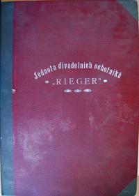 Pelhřimov, Rieger, Spolková kniha, 1934