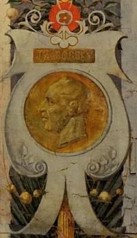 Slovensko, Martin, Národný dom, detail opony, Karel Vítězslav Mašek, 1891