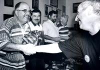 Hronov, narozeninové přání Franz-Josefu Wittingovi, CP Jiráskův Hronov 2000