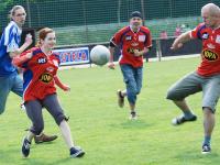 Děčín, Divadelní Děčín 2008, fotbalové utkání odborné poroty (červení) a zbytku světa