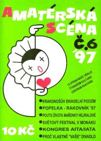 Amatérská scéna, titulní strana, 1997/6