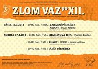 Česká Třebová, Zlom vaz po XII. - plakát - program, 2012