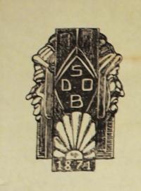 Praha-Braník, SDO - logo připomínající rok založení spolku - 1871