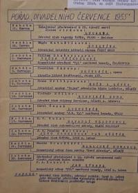 Lysá nad Labem, výstava DIVADLO JE PODIVUHODNÁ VĚC..., výstavní panel, 2018