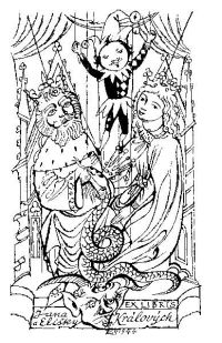 Ex libris Jana a Elišky Králových od Karla Svolinského