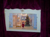 Jistebník, Loutkové divadlo, scéna z Vánoční pohádky, po roce 2000