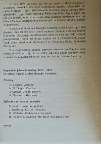 Brno, Svatoboj, Ženitba - program, 1972