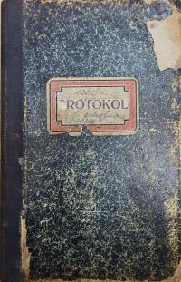 Sádek, SDO Klicpera, Kniha protokolů, 1920 - 1950