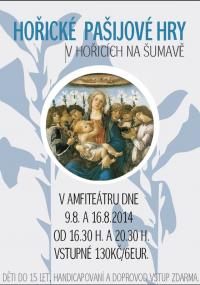Hořice na Šumavě, Hořické pašijové hry, plakát 2014