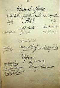 Jihlava, Spolek katolických mužů a jinochů pod ochranou sv. Josefa, Pamětní kniha, 1901