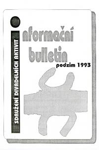 Sdružení divadelních aktivit Brno, Informační bulletin, podzim 1993