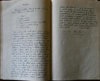 Boharyně, Zpěvácko-ochotnický spolek, Zápisy schůzí, 1939 - 1951