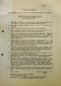 Jihlava, Okresní úřad Jihlava, Okresní národní výbor Třešť, desatero pro pořádání divadelních představení, 1959