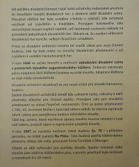 Lysá nad Labem, výstava DIVADLO JE PODIVUHODNÁ VĚC..., výstavní panel, 2018