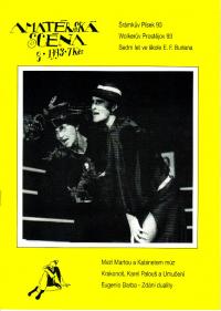 Amatérská scéna, titulní strana, 1993/8