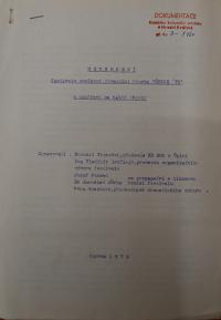 Hradec Králové, Krajské kulturní středisko, Impuls, Úpice, Festival současné divadelní tvorby, 1976