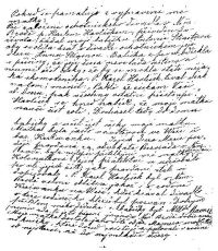 Faksimile zápisu o Karlu Havlíčkovi       