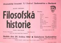 Sudoměřice u Bechyně, Sokol, Filosofská historie - plakát, 1962