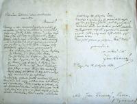 Ladecký, Jan: o čas. Česká Thalie, 1886, dopis SDO Beroun