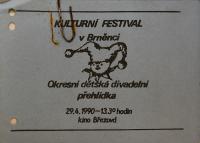 Březová, OP dětských divadelních souborů, 1990