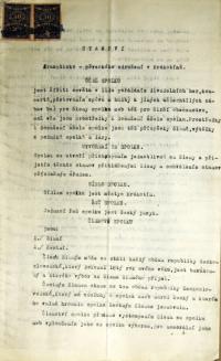 Mrákotín, Dramaticko-pěvecké sdružení, spolkové stanovy, 1930