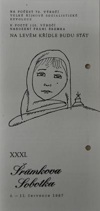 Hradec Králové, Krajské kulturní středisko, Impuls, Sobotka, Šrámkova Sobotka, 1987