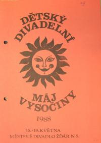 Žďár nad Sázavou, Dětský divadelní máj Vysočiny 1988 - program