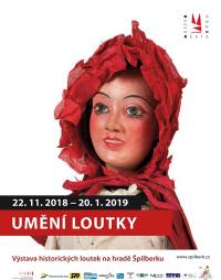 Brno, hrad Špilberk, výstava Umění loutky - plakát, 2018 - 2019