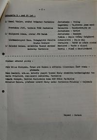 Pardubice, Svaz českých divadelních ochotníků Pardubice, Okresní výbor, Zápisy z jednání, 1971 - 1989