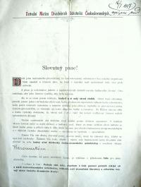 ÚMDOČ, jmenování důvěrníků 1897 1.s.