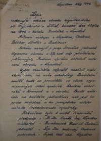 Kopidlno, vznik Okrskové rady, 1946