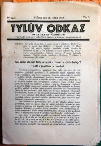 ÚMDOČ, Tylův odkaz, 1932