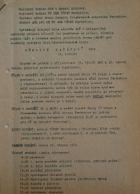 Pardubice, Svaz českých divadelních ochotníků Pardubice, Okresní výbor, Zápisy z jednání, 1971 - 1989