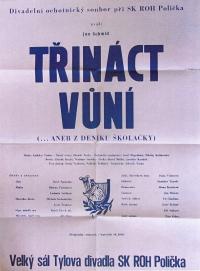 Polička, SK ROH, Třináct vůní - plakát, 1988