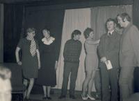 Chomutov, Divadlo na rynku,  vánoční pořad, 1970