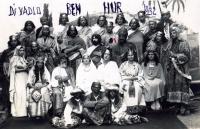 Sudslava, Orel, Ben Hur, účinkující před prospektem orientálního města, 1932