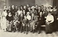 Plzeň, Feriální osady, skupinové foto, 1924