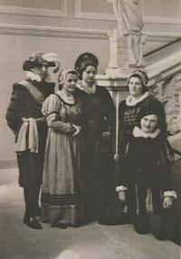 Lysá nad Labem, výstava DIVADLO JE PODIVUHODNÁ VĚC..., výstavní panel, 2018