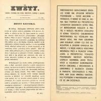 Sedlčany, Kwěty 1841