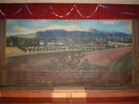 Podůlší, v popředí podobizna Sv. Čecha, opona, 1927