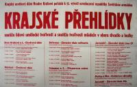 Hradec Králové, Krajské přehlídky - programový plakát, 1960