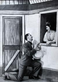 Praha-Kobylisy, Lidové divadlo, Vesničko má, 1943