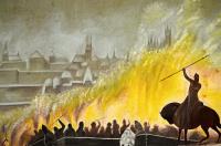 Veřechov, Hasiči, detail opony