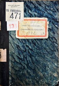 Pardubice, Okresní úřad, Rejstřík povolení, Divadla a zábavy, 1942