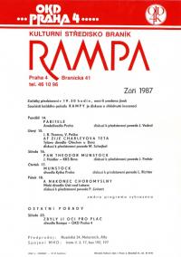 Rampa, září 1987 - plakát