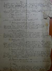 Nový Bydžov, Jirásek, Jednatelská zpráva, 1912