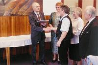 Vamberk, Na vernisáži výstavy k 200 letům divadla ve Vamberku, 2003