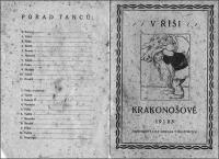 Hostivice, Sokol, šibřinky, V říši Krakonošově, program, 1923, 1