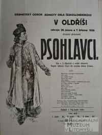 Oldřiš, Orel, Psohlavci - plakát, 1926